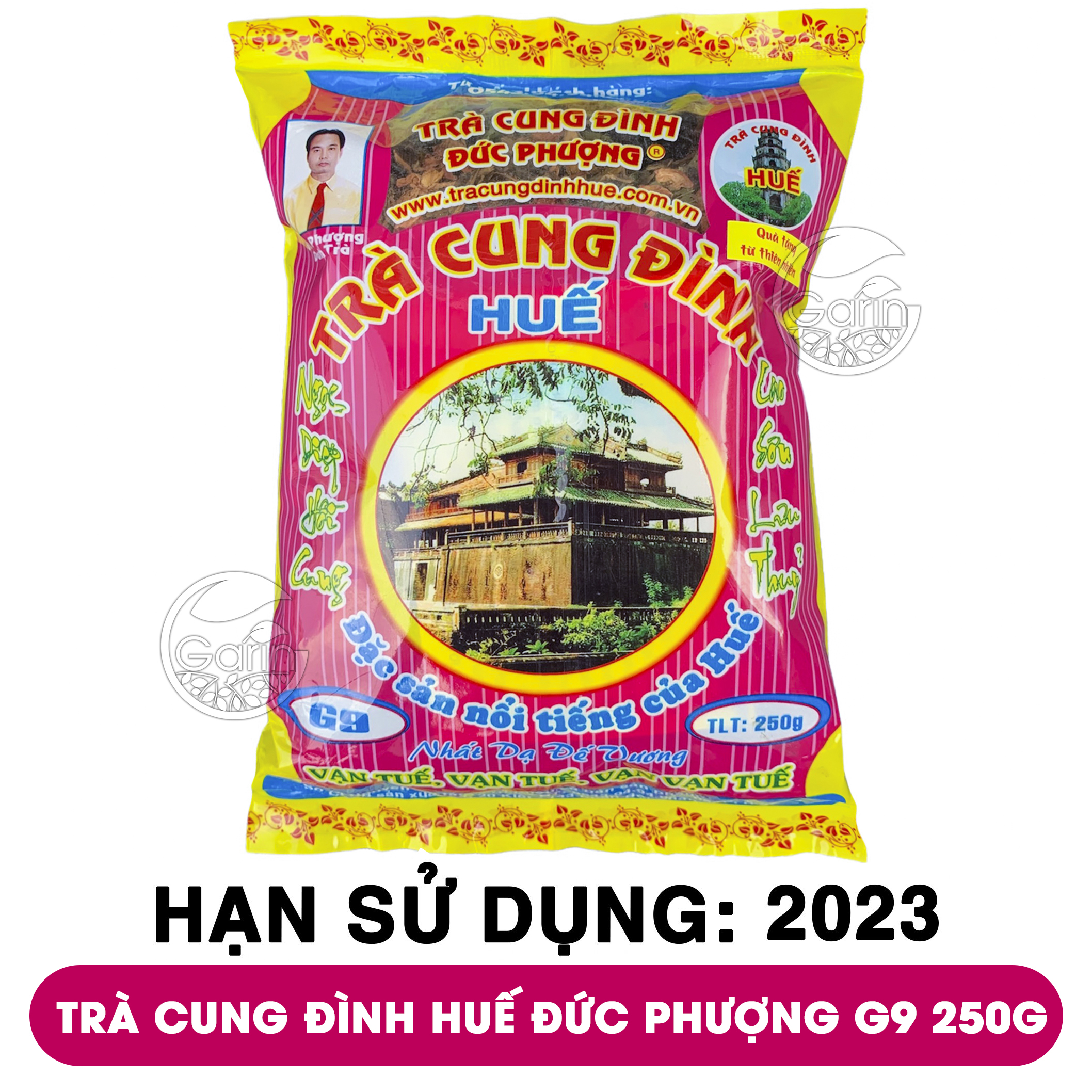 Trà g9 cung đình huế nhất dạ đế vương Đức Phượng 250g món quà từ xứ Huế bảo vệ long thể cho mọi nhà BA TU SHOP