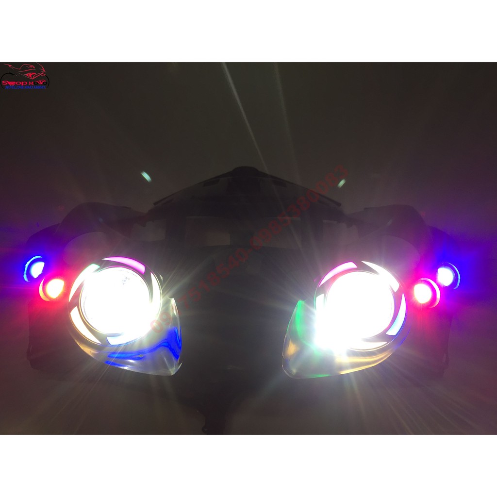 Bộ Mắt Cú Lắp Ex 135/150/ Winner 150 (Tặng Kèm Công Tắc)