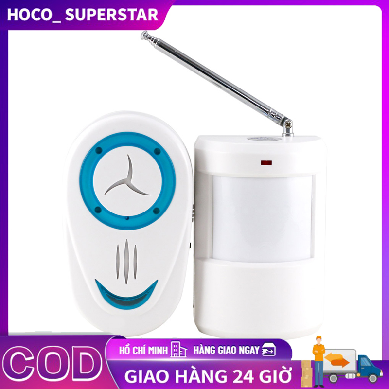 🔥Chuông cửa chống trộm, chuông báo khách, chuông cửa không dây, chuông báo động