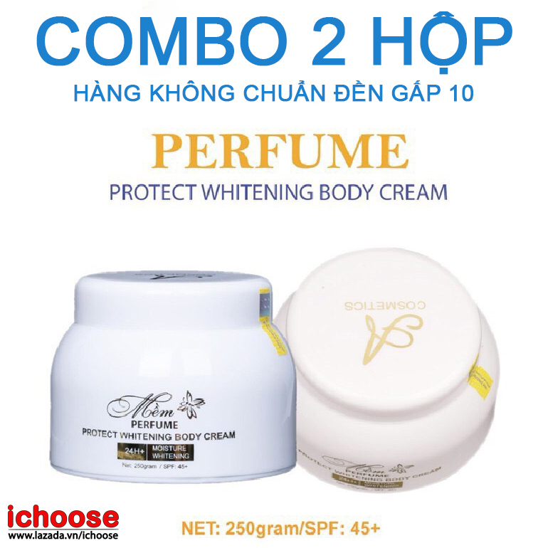 [HCM]Combo 2 hộp kem body A mềm mới hương nước hoa giúp da trắng sáng mềm mịn