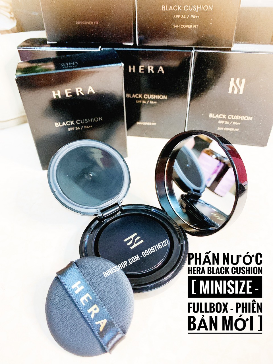 [NEW 2021] CUSHION HERA BLACK MINI 5G