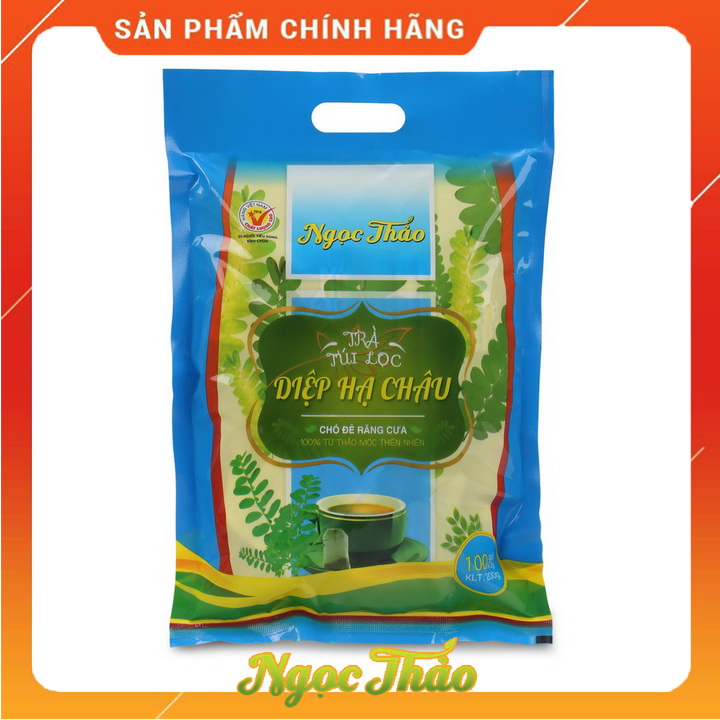 Gói trà diệp hạ châu Ngọc Thảo | 100 túi lọc