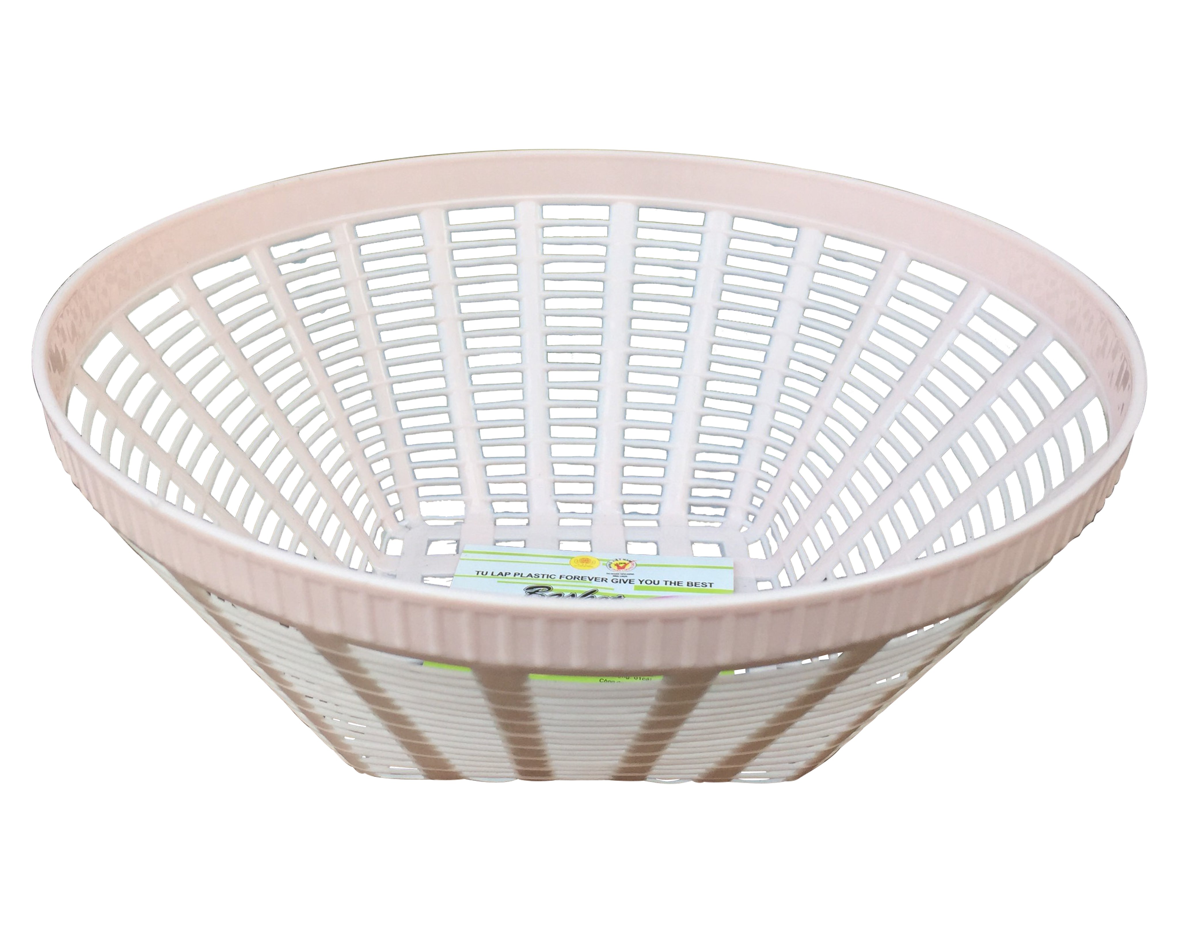 Rổ nhựa tròn TỰ LẬP TL980 - 25 X 25 X 10cm