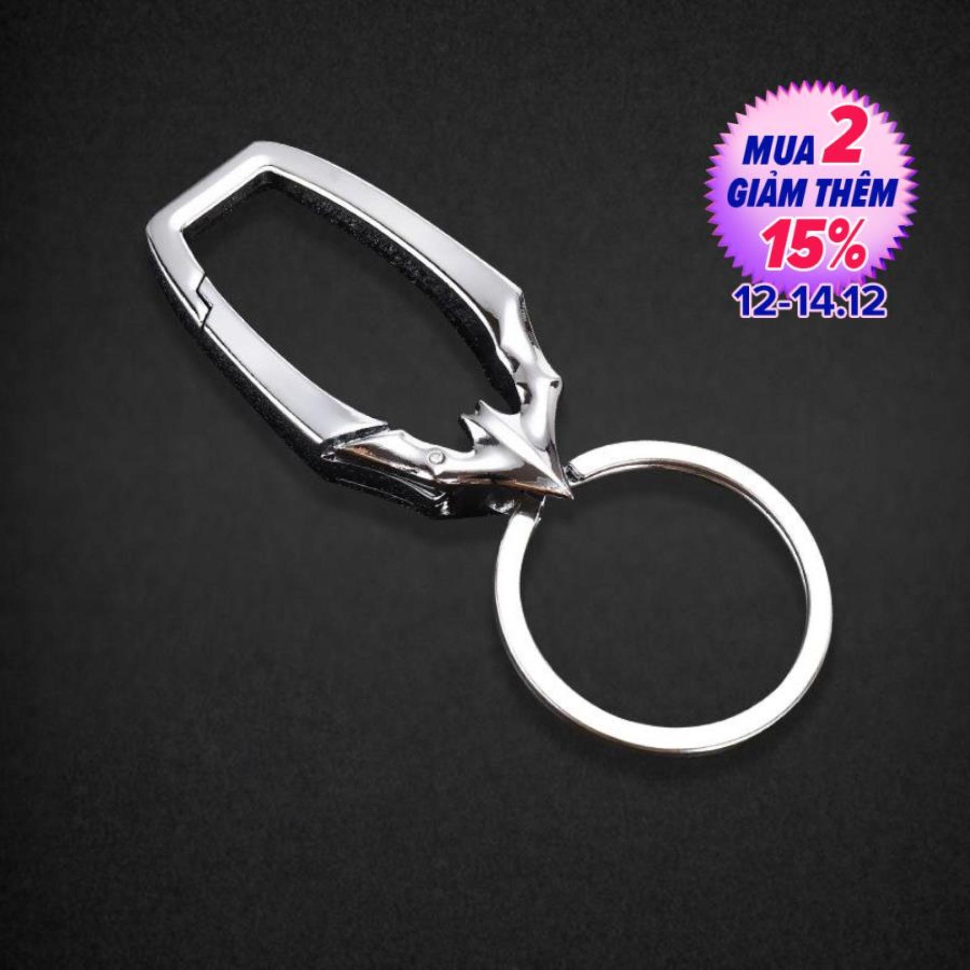 Móc Khóa Batman – Móc Khóa Kim Loại Cao Cấp – Móc Khóa Xe Hơi Thời Trang- Móc Khóa Sành Điệu - Bạc