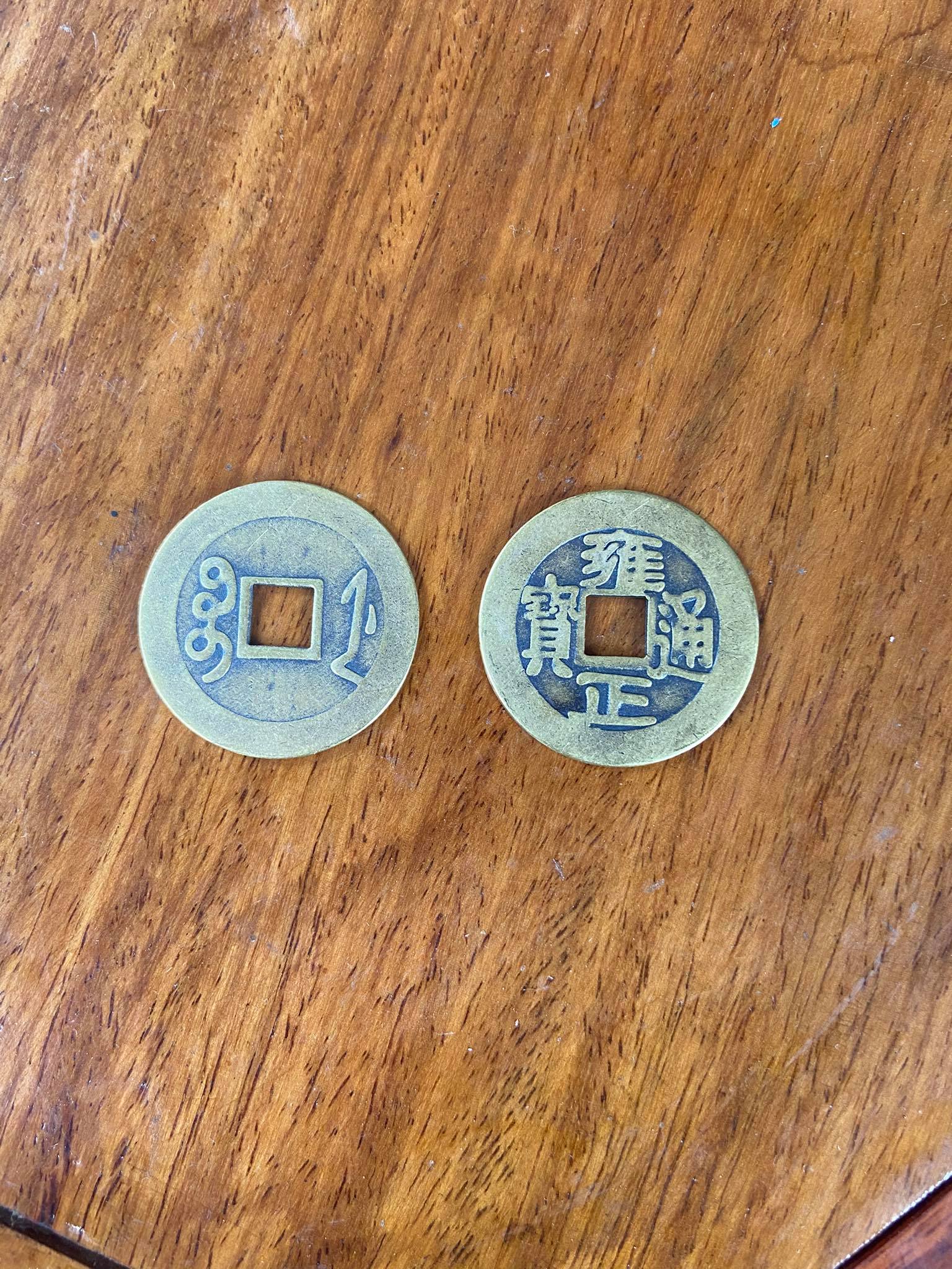 Combo 2 đồng xu âm dương to