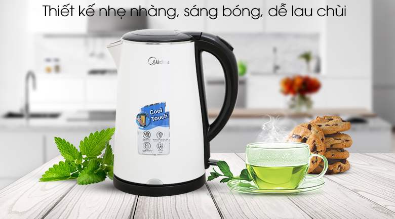 Bình đun siêu tốc midea 1.7 lít mk-17ds