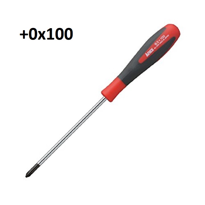 [HCM]Tô vít thân 4mm No.1540 Anex Nhật Bản -tô vít hoa thị-tô vít điện tử-tô vít sửa máy tính