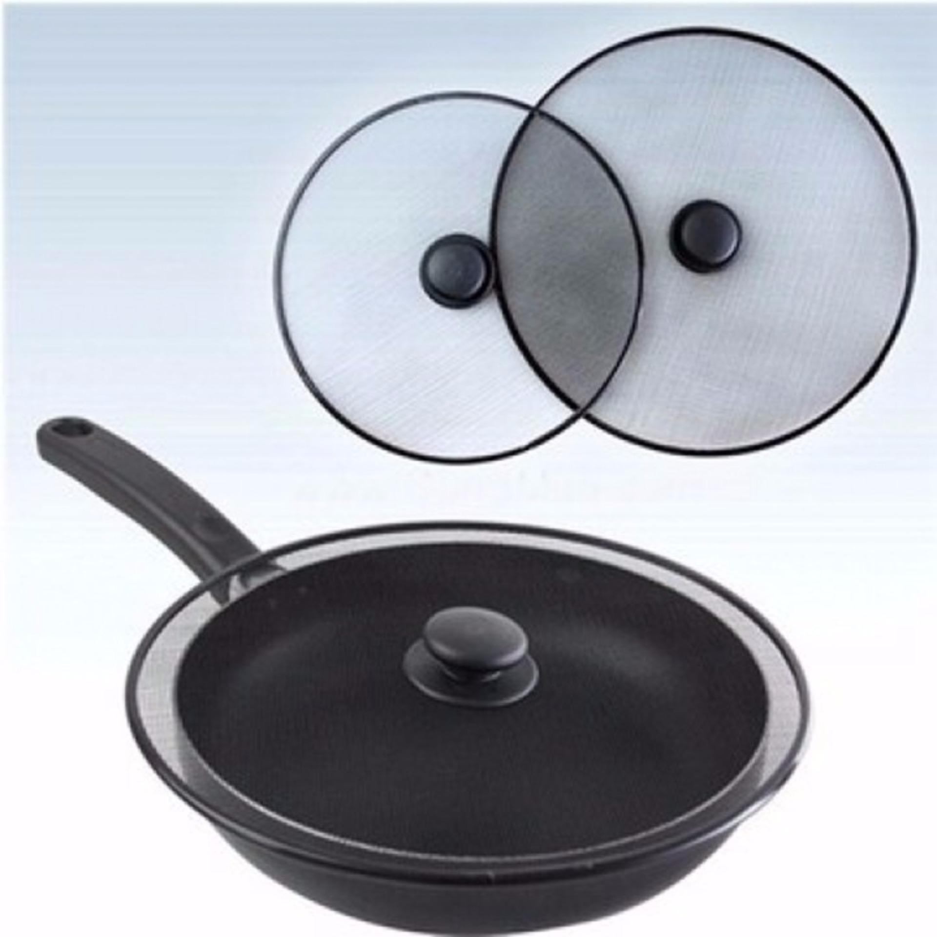 Combo 2 nắp vung lưới chắn dầu mỡ