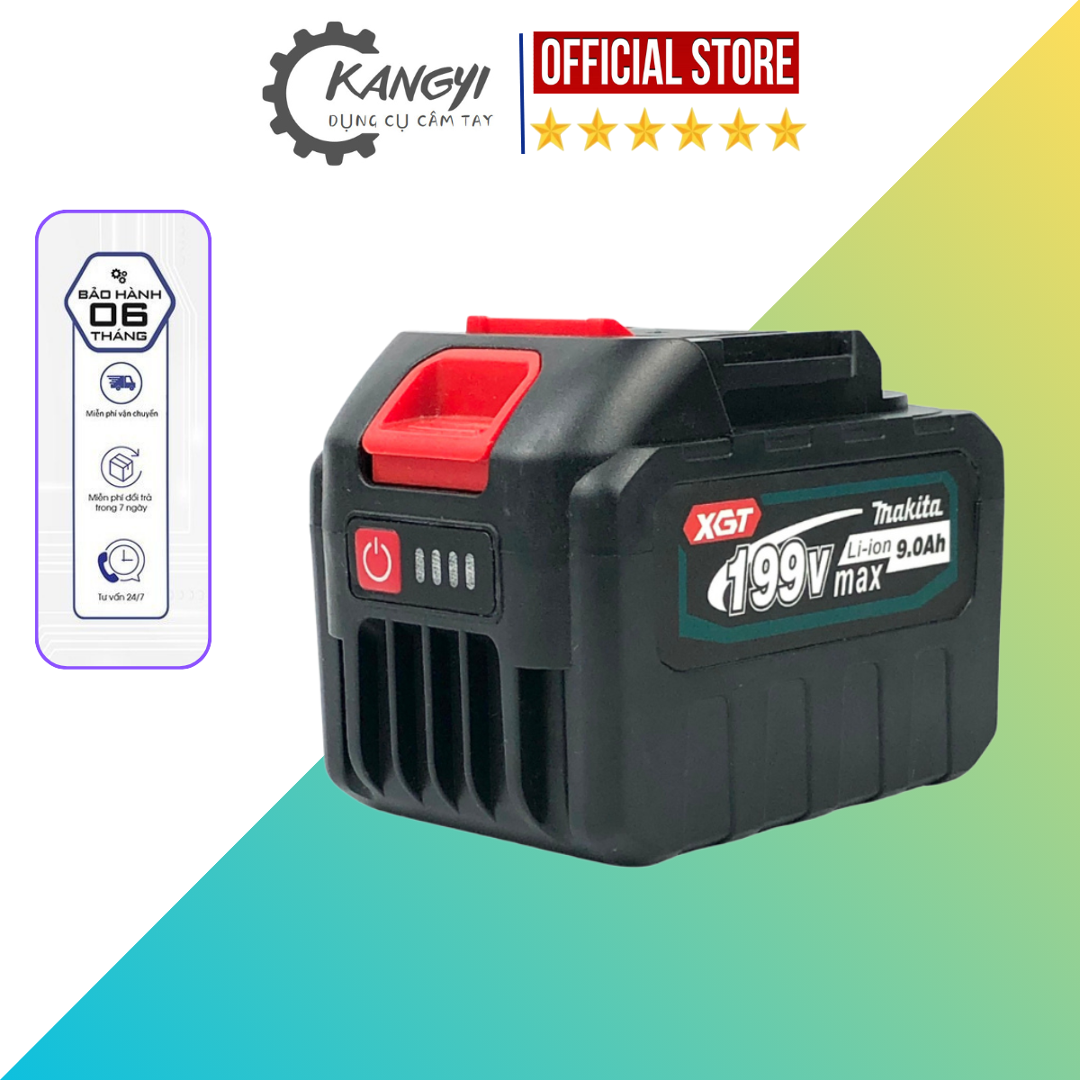 Pin makita 15 cell đóng sẵn bảo hành lỗi đổi mới trong 6 tháng
