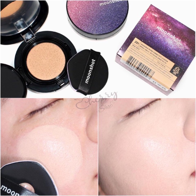Phấn nước mịn cao cấp che phủ khuyết điểm cực tốt kết hợp chống nắng cao Moonshot Micro Correctfit Cushion spf 50+++