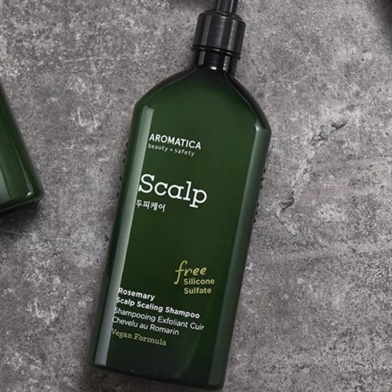 [HCM]Dầu gội chăm sóc da đầu chiết xuất hương thảo Aromatica Rosemary Scalp Scaling Shampoo
