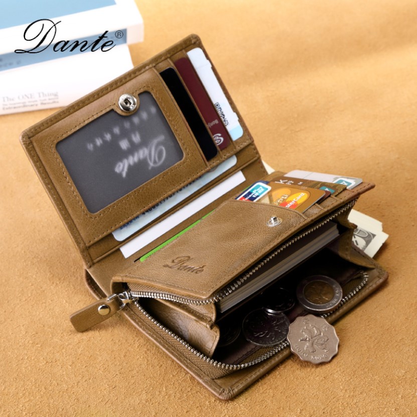 Bóp ví da nam nữ dante cao cấp - món quà sinh nhật đầy ý nghĩa kèm hộp sang trọng