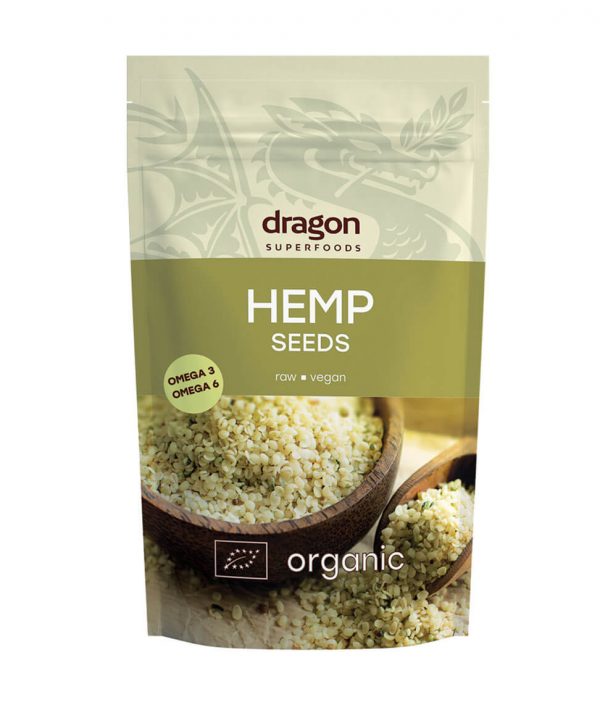 Hạt gai dầu hữu cơ - Dragon Superfoods - 200g