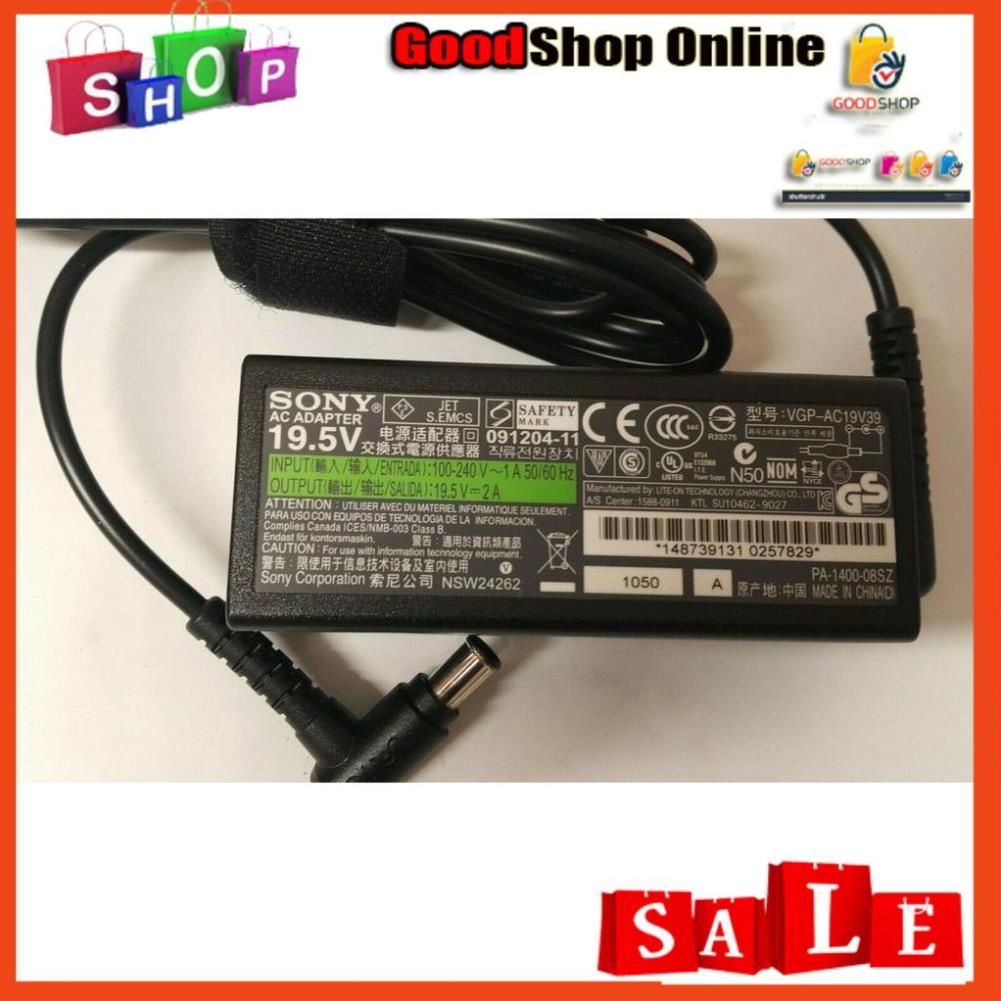 Sạc adapter sony 19.5v-2.0a zin