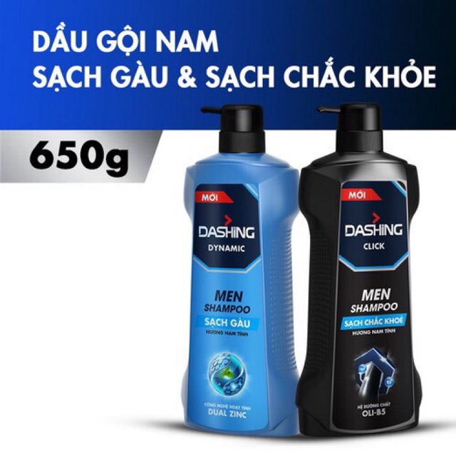 Dầu gội dành cho nam giới Dashing 650g
