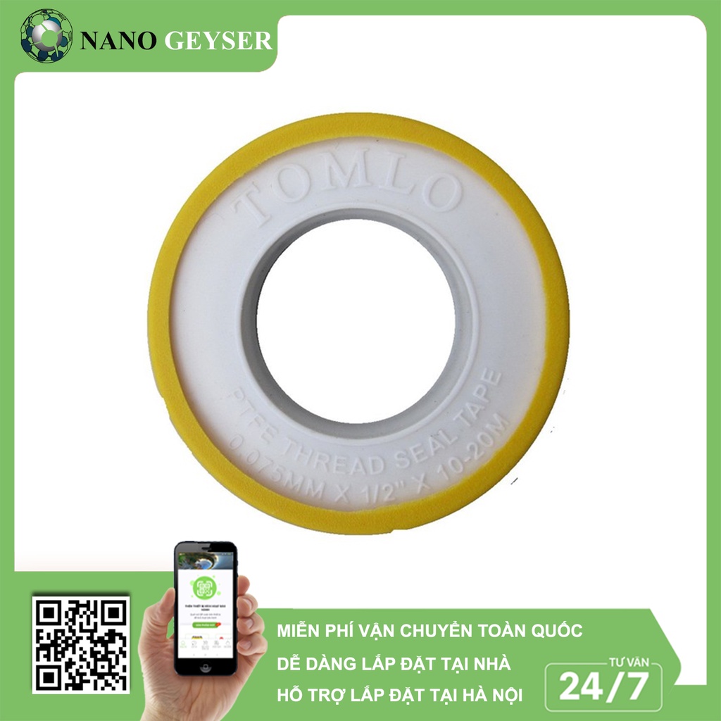 Băng tan, Băng cao su non dài 10m, Băng quấn ren ống nước