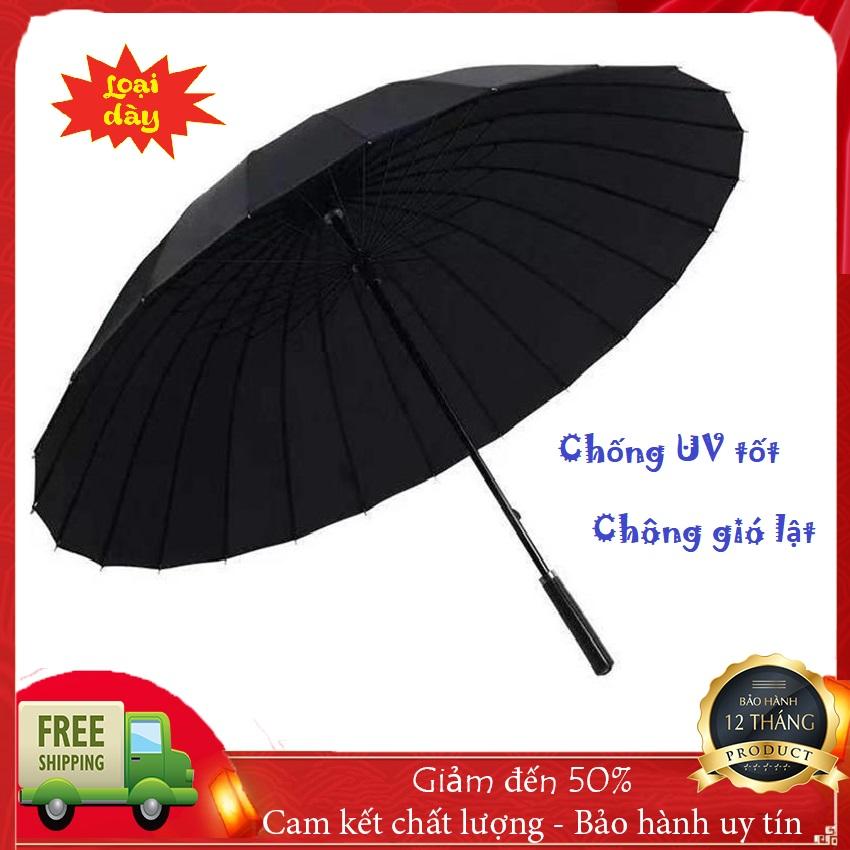 Ô Dù 24 Nan Siêu To - LOẠI DÀY, CHỐNG GIÓ LẬT, CHỐNG TIA UV, Đường Kính Rộng 116cm - Dù Cầm Tay, Dù che mưa, Ô Dù Che Nắng Che Mưa - BIGSALE 50% - SUMO