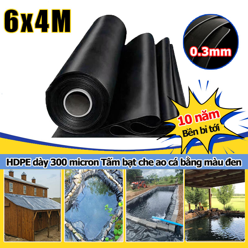 Bạt lót hồ, bạt lót hồ nuôi tôm cá bằng màng HDPE dày
