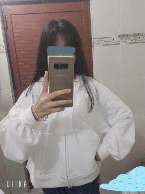 Áo Hoodie, Sweatshirt Nữ Nam Chất Nỉ Kiểu Dây Kéo Unisex OhOh Form Rộng Shine Unisex Store