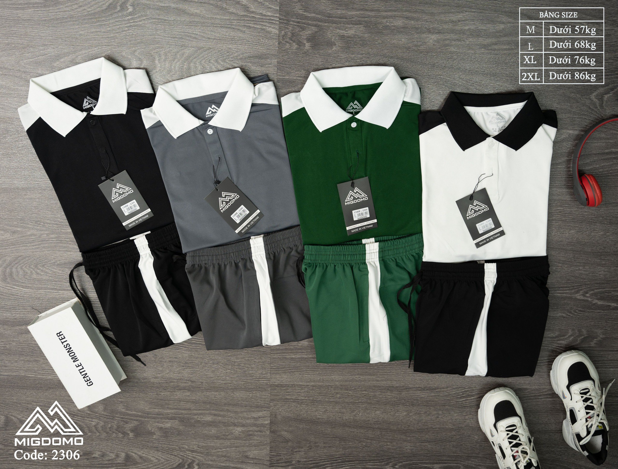 Bộ quần áo nam mà hè cổ Polo cộc tay chất liệu poly cá sấu mềm min, thoáng mát, tản nhiệt - Thegioidonam - BN331