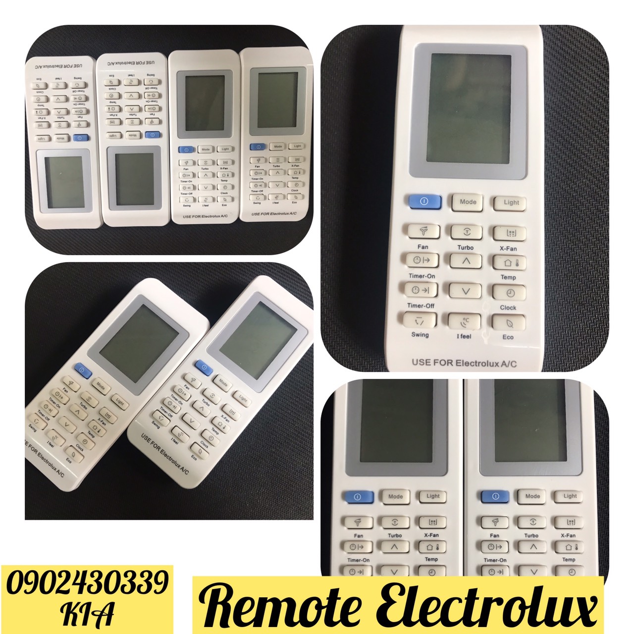 Remote điều khiển máy lạnh electrolux eco