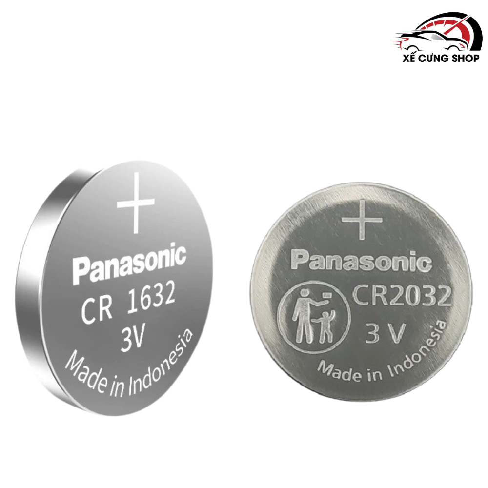 Pin cúc Panasonic CR2032 3V dùng cho chìa khóa ô tô , cửa cuốn ,điều khiển từa xa , máy tính cầm tay,...( giá 1 pin)