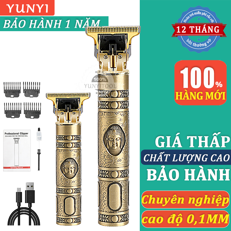 Tông đơ cắt tóc loại tốt pin trâu,Tông đơ cắt tóc nam chính hãng hình rồng và hình phật,Máy cắt tóc nam,Tăng đơ cắt tóc trẻ em,không dây,sạc USB