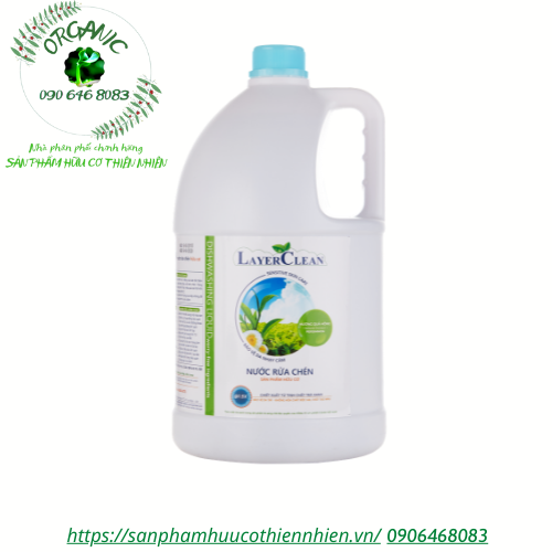 Nước rửa chén bát hữu cơ Hương Quả Hồng 5 lít
