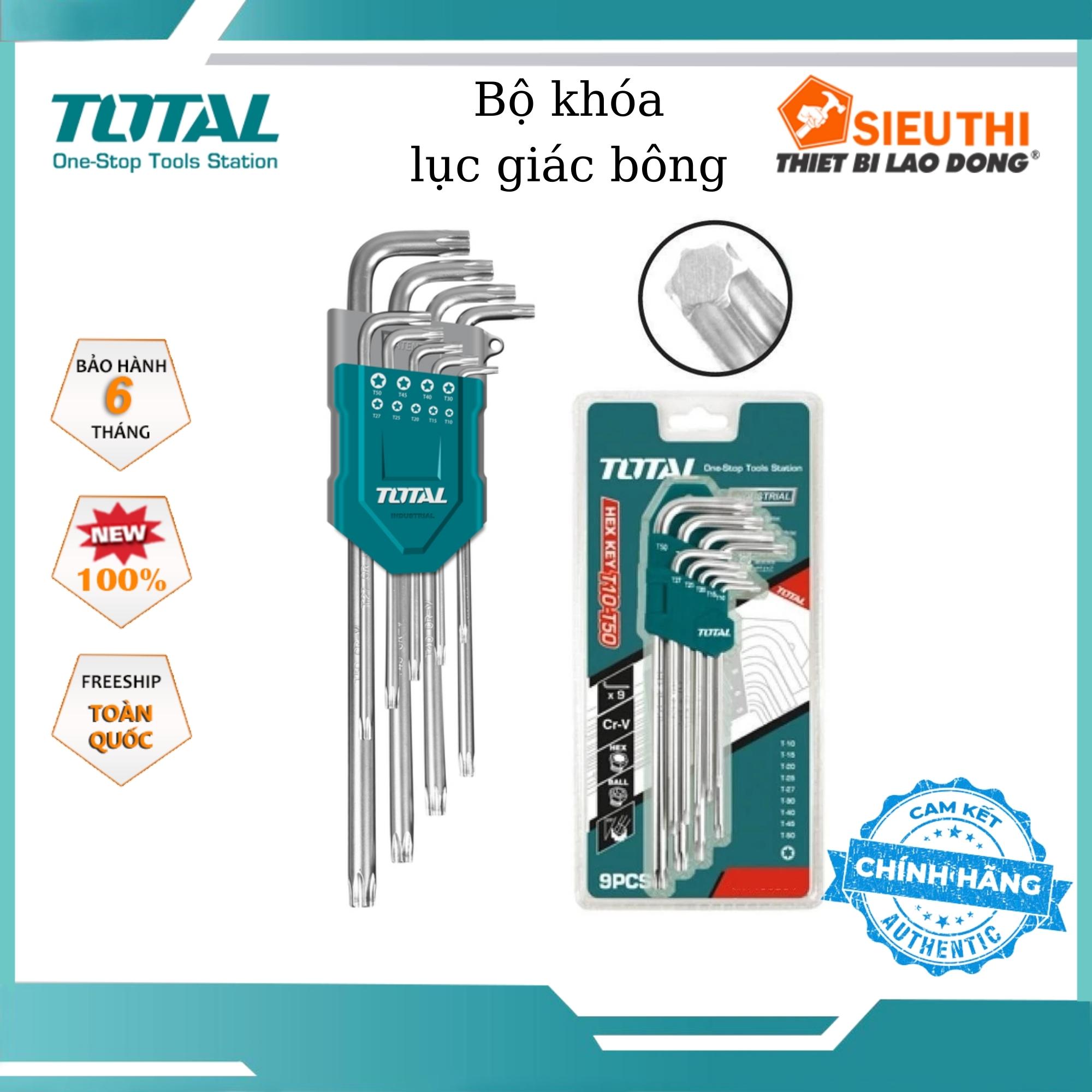 T10-t50 bộ lục giác bông 9 chi tiết total tht106392