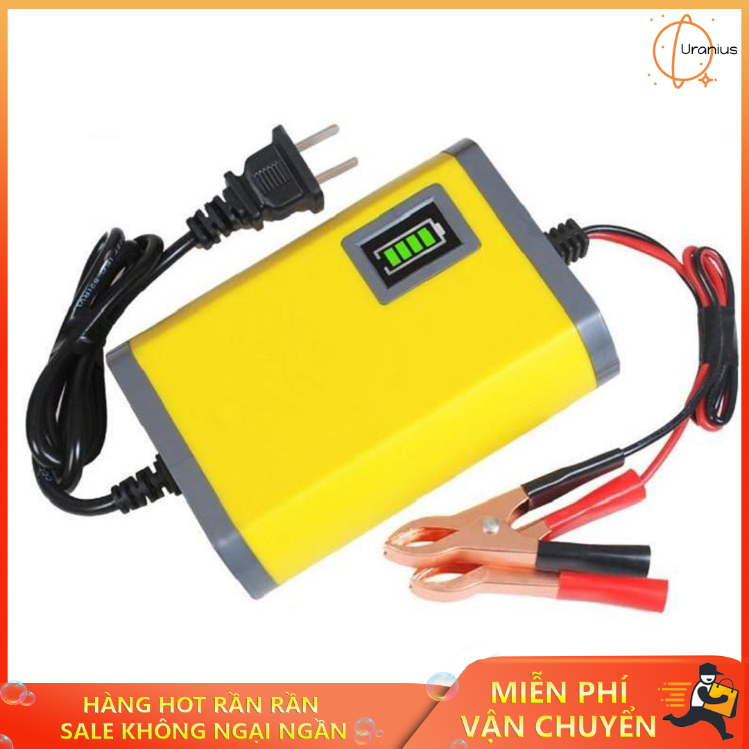 Bộ sạc bình ắc quy, Bộ sạc ắc quy tự động, Bộ sạc bình acquy 12v 2A thông minh an toàn tiện dụng