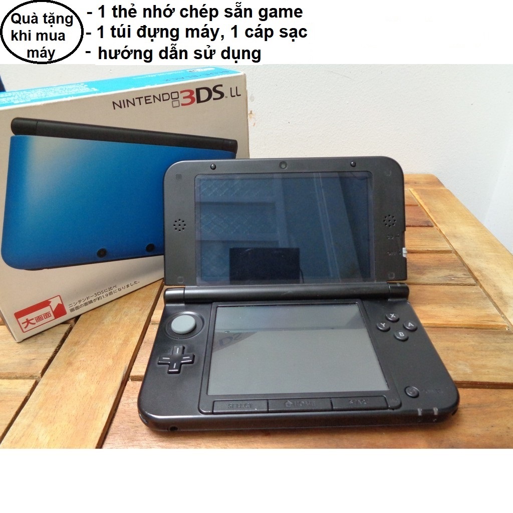 Máy chơi game Nintendo 3DS/3DS LL tặng thẻ 64gb-BH 3 tháng