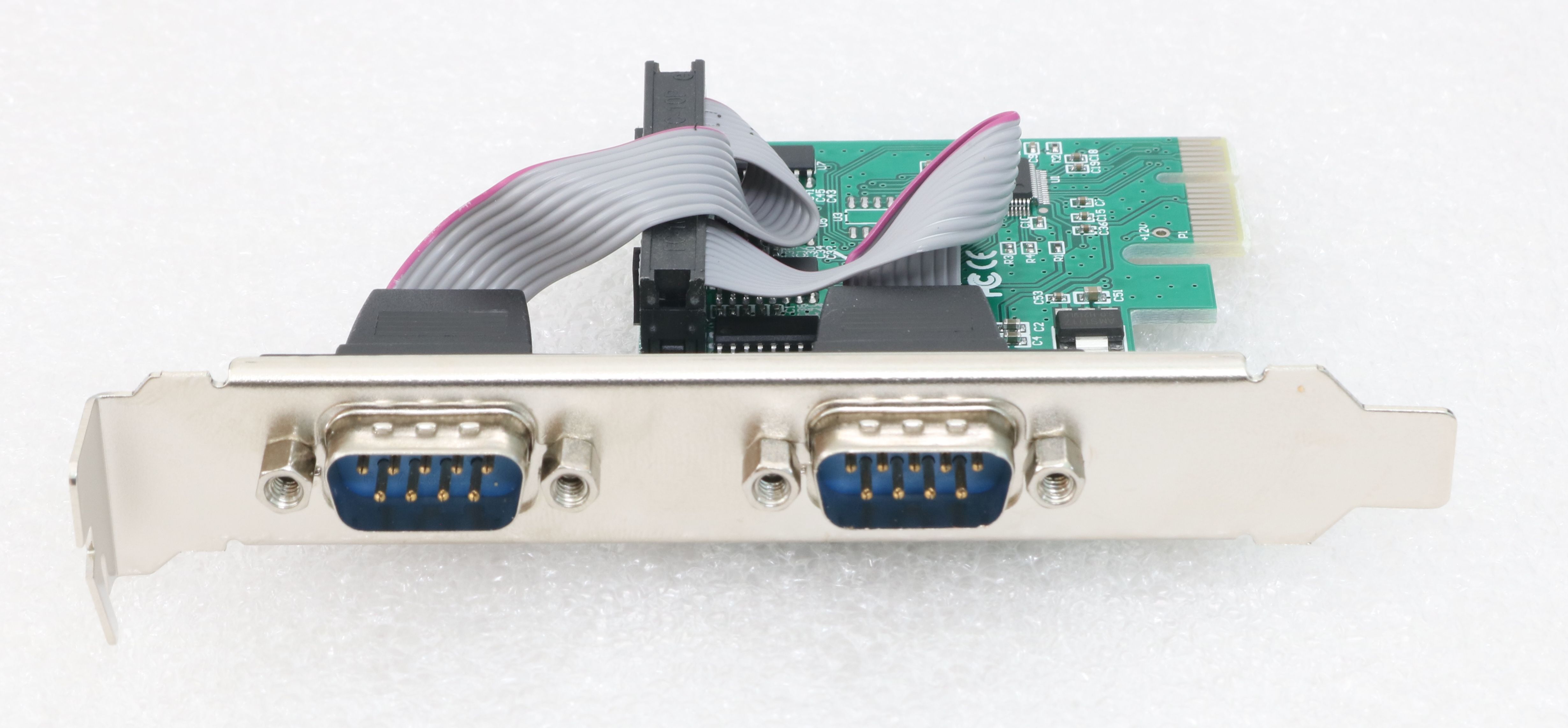 Card PCIe 2 com gắn máy tính hiệu Winet tạo thêm cổng RS232 cho máy tính kết nối thiết bị điện tử công nghiệp