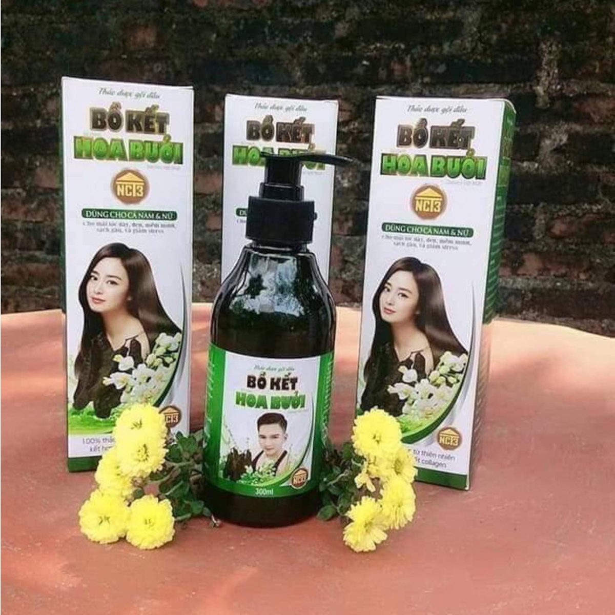 Dầu gội thảo dược bồ kết hoa bưởi nct3 300m hàng chính hãng