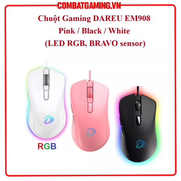Chuột Gaming DareU Victor EM908 RGB