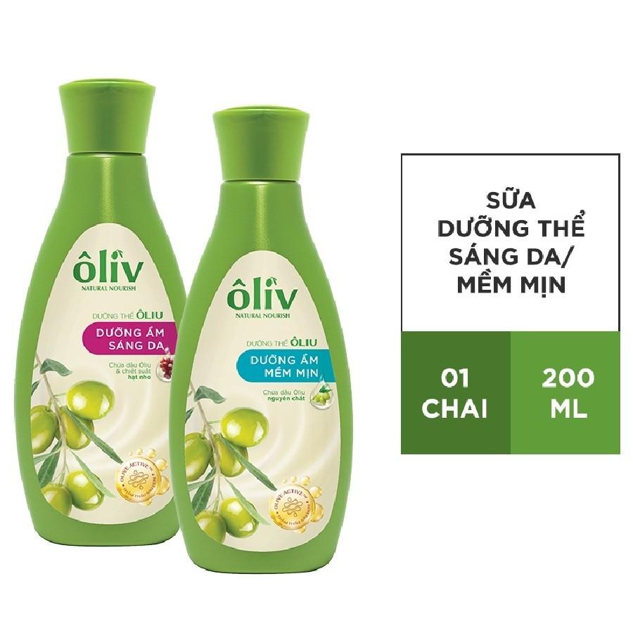 Sữa Dưỡng Thể Oliv Hương oliu Dưỡng Ẩm cho một làn da đẹp 200ml