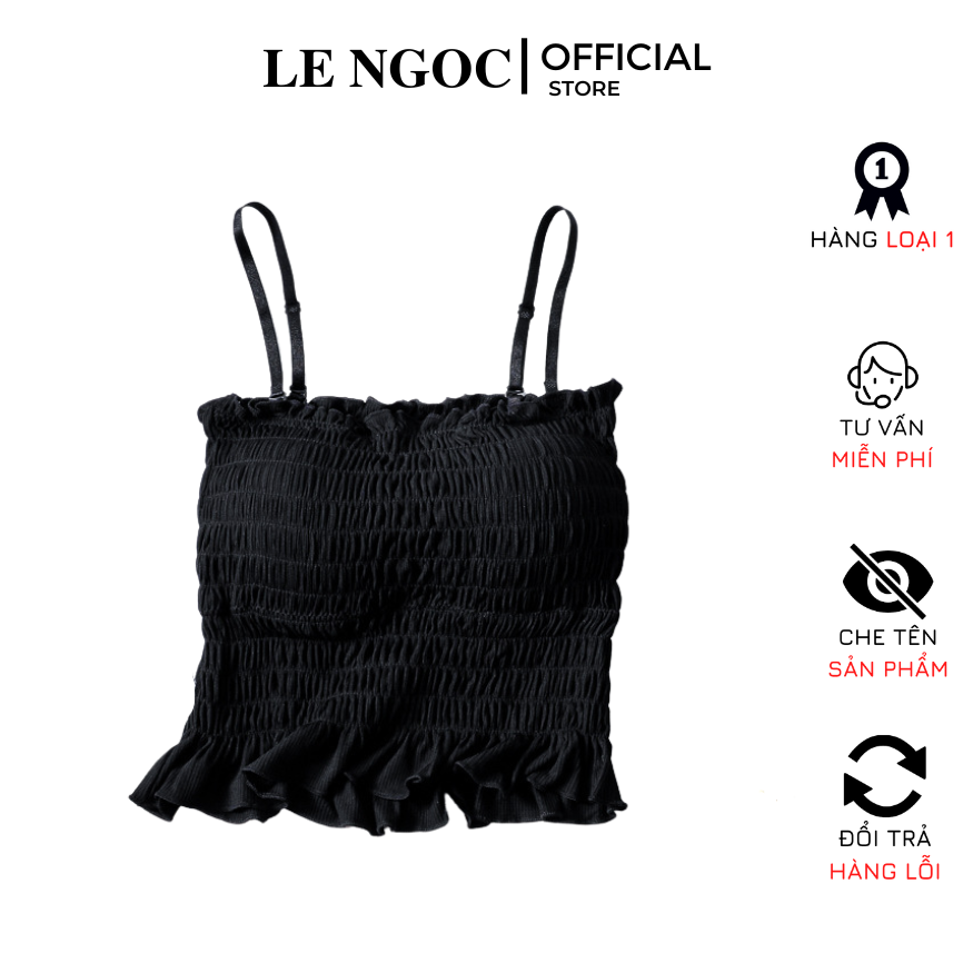 Áo bralette, áo bra nhúng 2 dây điệu đà Lê Ngọc 054