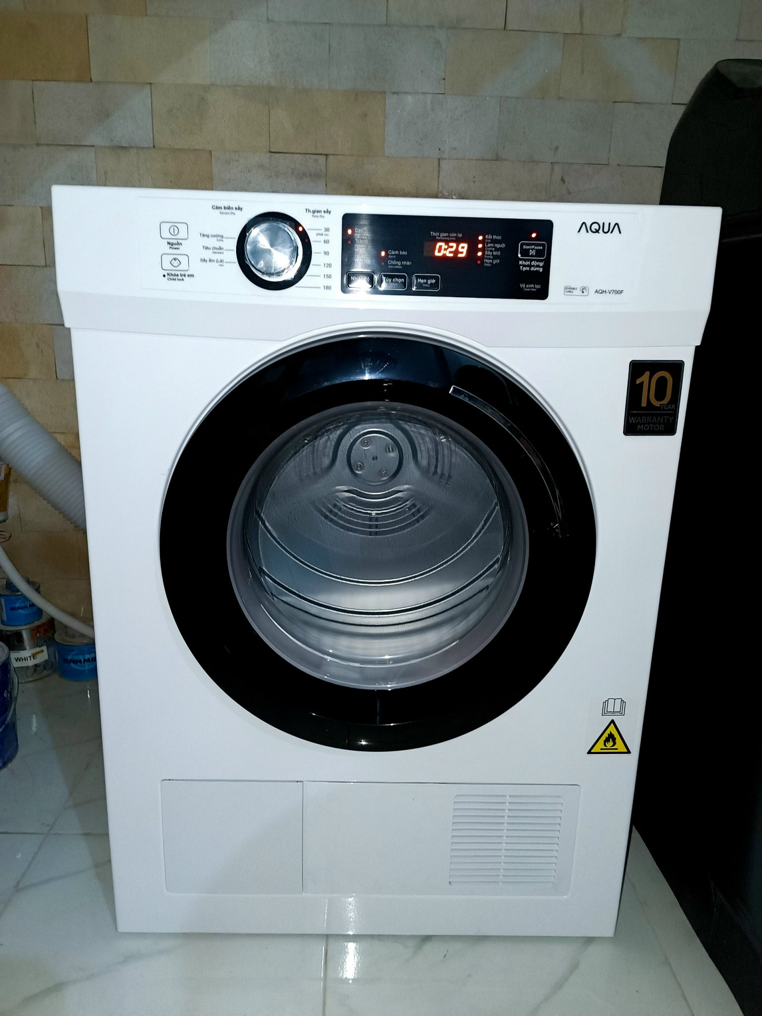 máy sấy aqua nguyên thùng giá rẻ nhất 7kg chỉ giao tphcm, long an, tây ninh