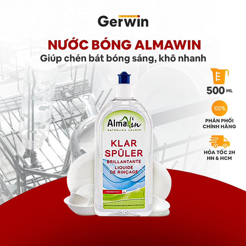Almawin 500ml dishwasher rinse aid