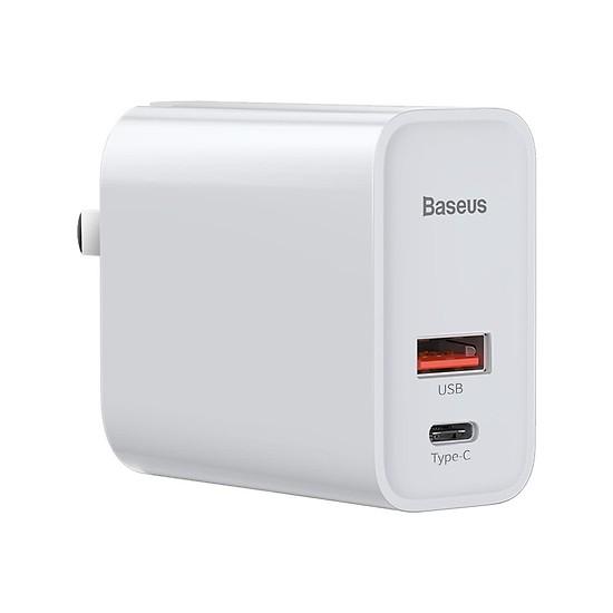 Củ sạc nhanh baseus 30w 1 cổng usb + type c