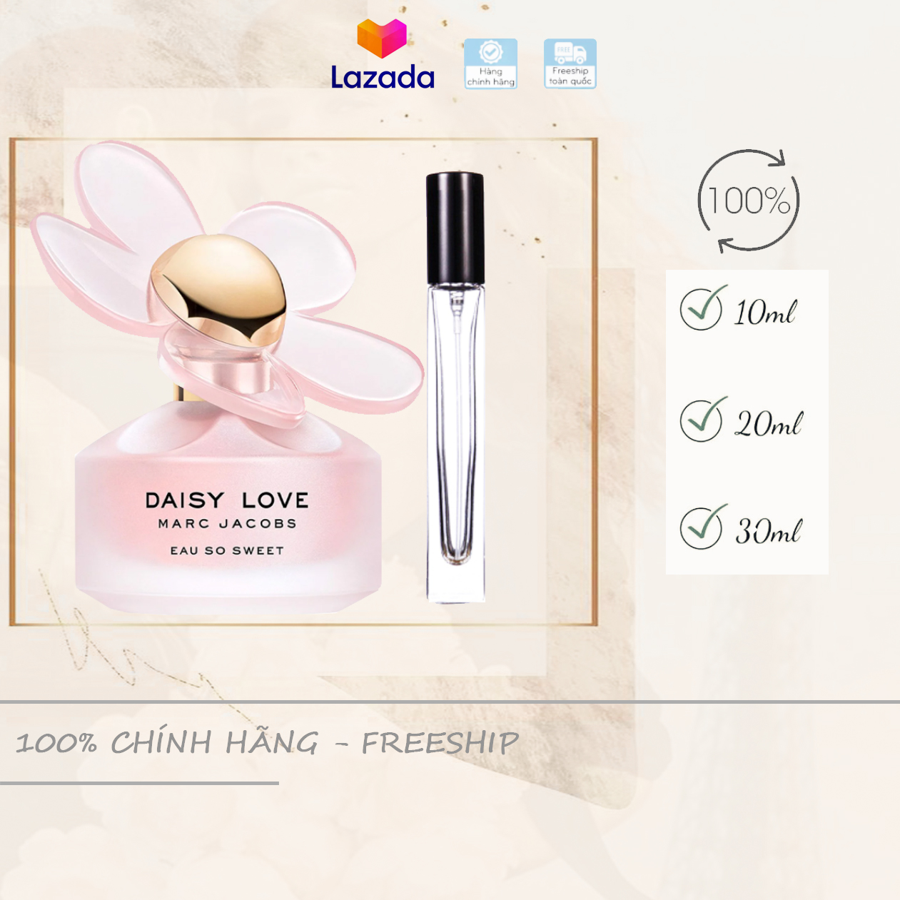 [Chiết 10-20-30ml] Daisy Love Marc Jacobs Eau So Sweet
