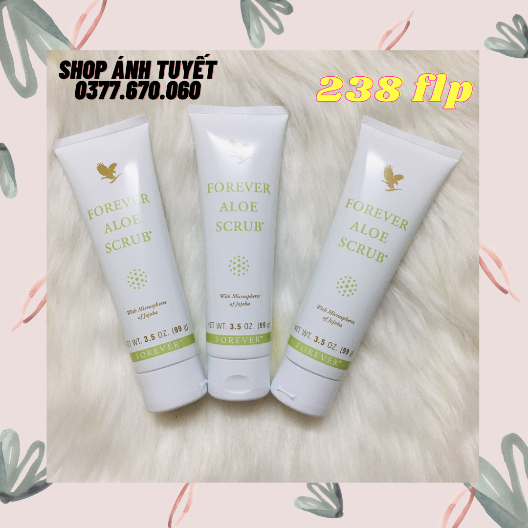 [GIÁ RẺ] SỮA RỬA MẶT TẨY TẾ BÀO CHẾT Forever Aloe Scrub238flp