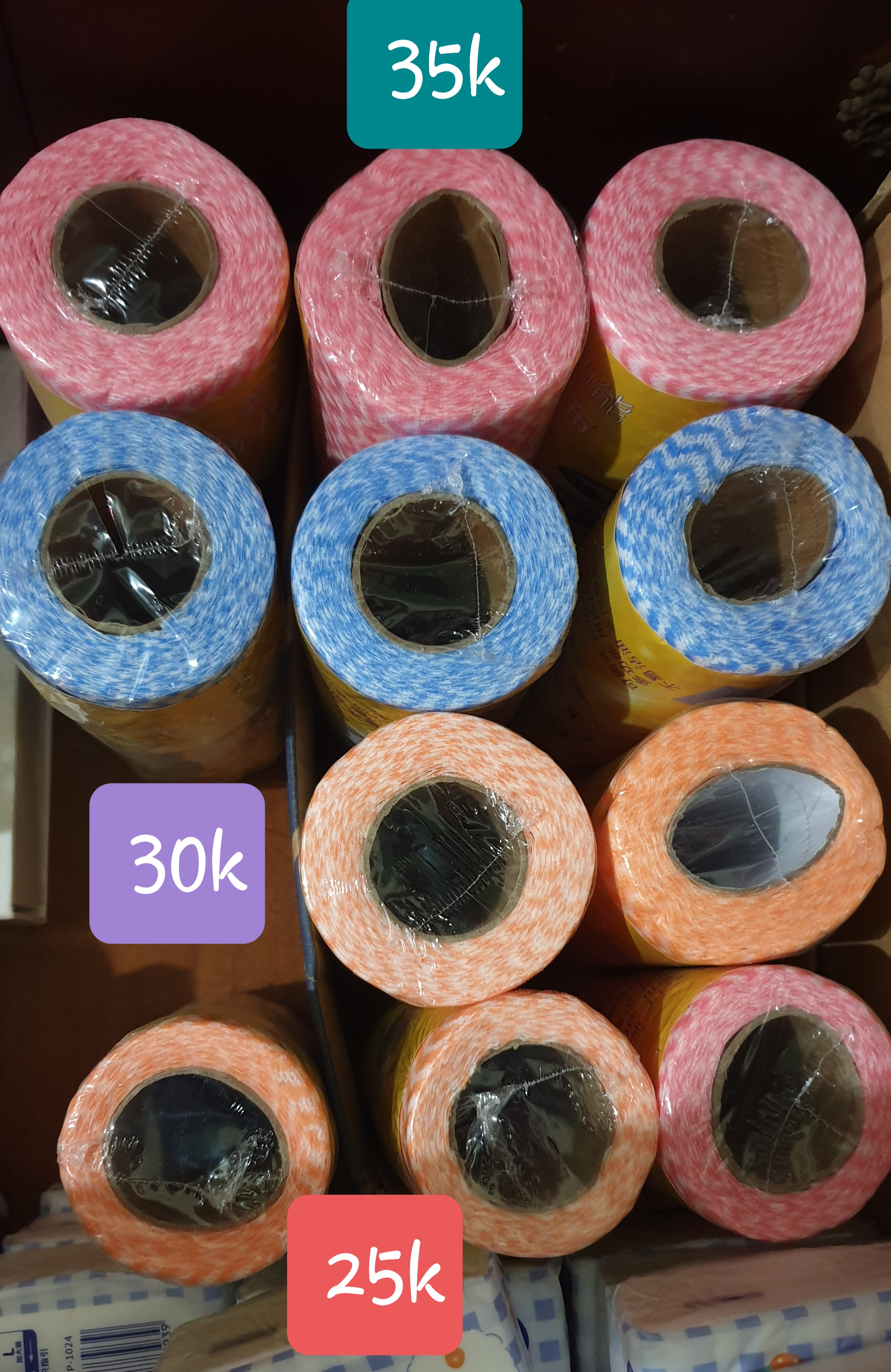 Cuộn khăn giấy lau đa năng. Cuộn khăn giấy lau nhà bếp
