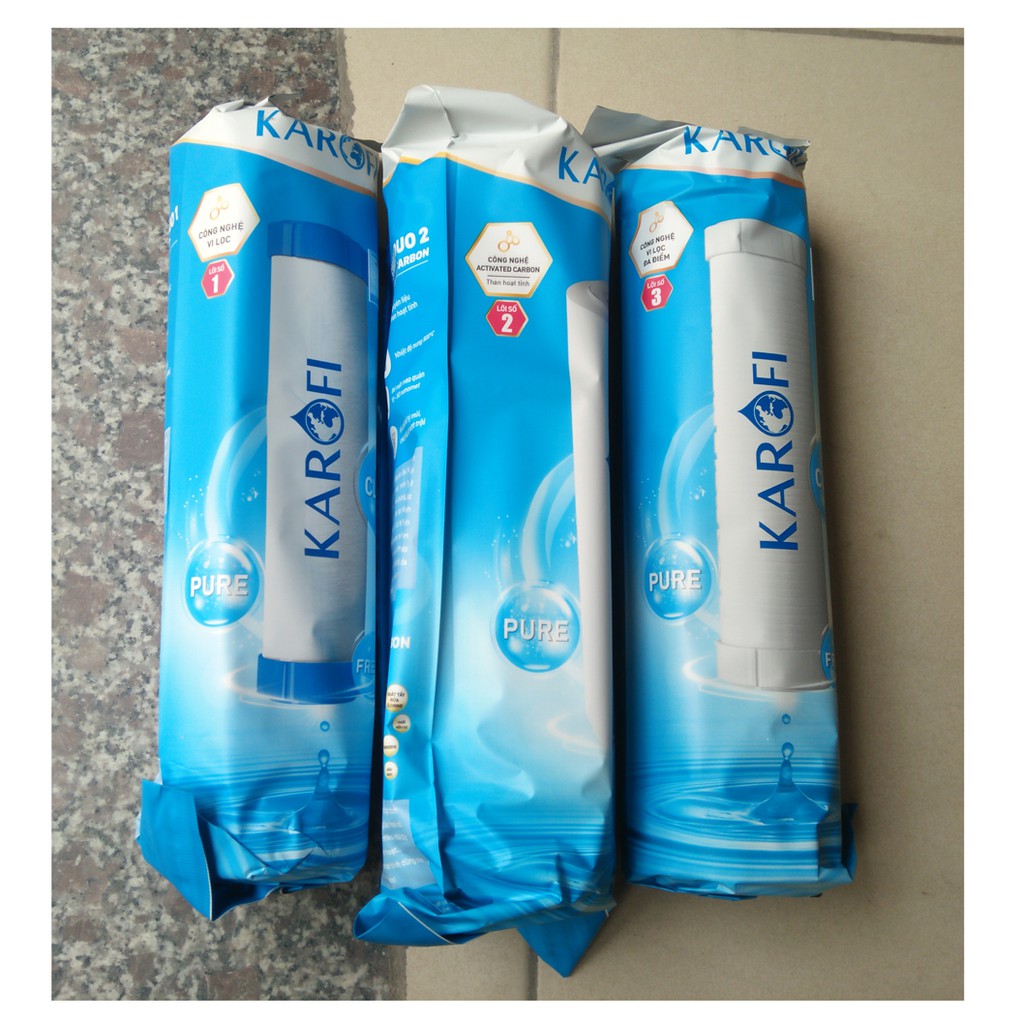 Bộ lõi lọc nước Karofi số 123