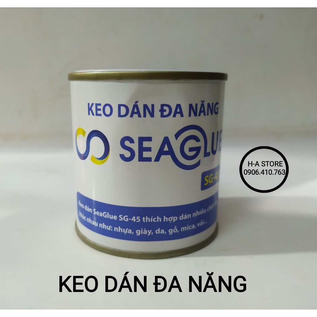 Keo dán đa năng Seaglue SG-45 dán giày da nhựa gỗ mica vải 300gram