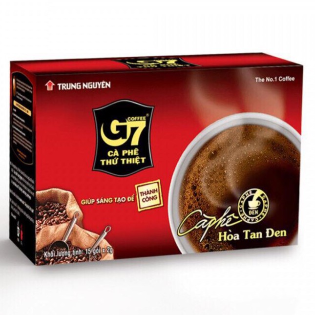 Cà phê đen hòa tan g7 hộp 30g