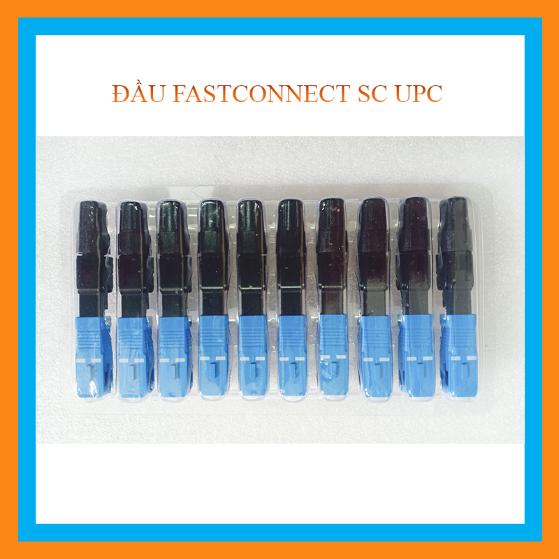 Vỉ 10 chiếc đầu nối nhanh fast connector sc/upc suy hao cực thấp