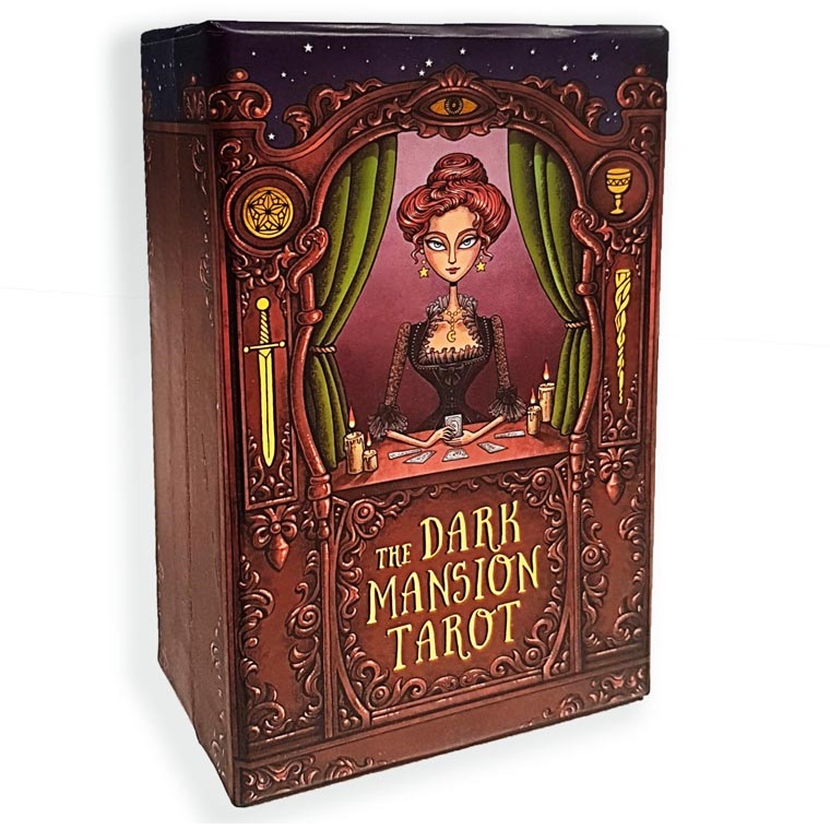 Dark Mansion Tarot 4th Edition Gold Brown