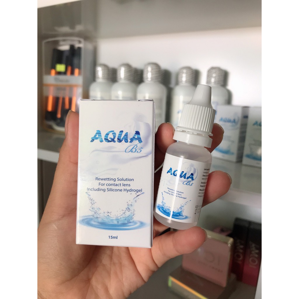 Nhỏ mắt lens 15ml angel eyes aqua b5