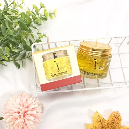 Kem Dưỡng Tinh Thể Vàng 24K Lebelage Heeyul Premium 24k Gold Ampoule Cream
