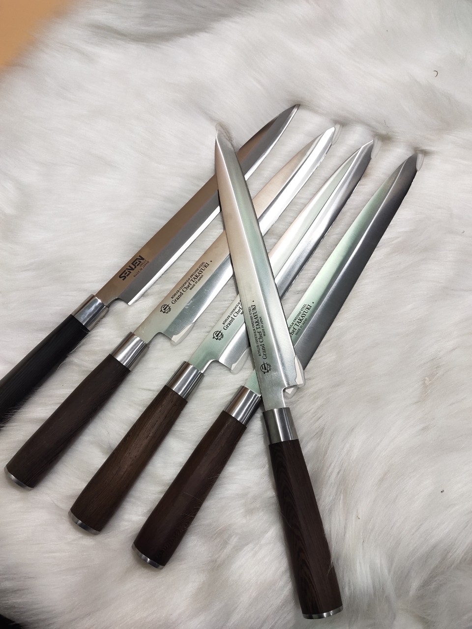 Dao thái lọc sasimi Nhật hiệu TaKaYuKi 42cm Lưỡi dày 3.5-4mm